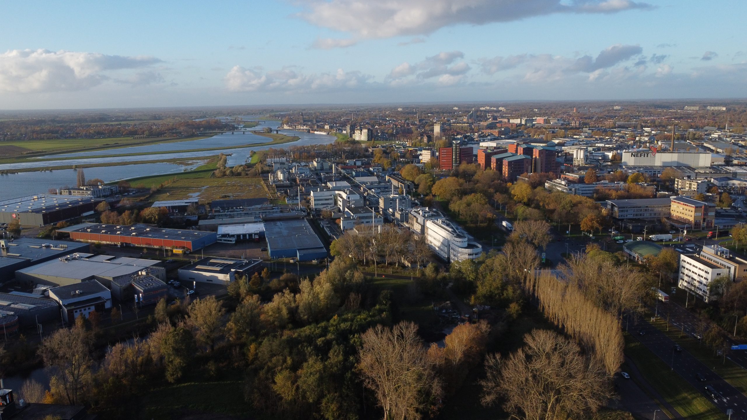 Hanzepark dronefoto 2