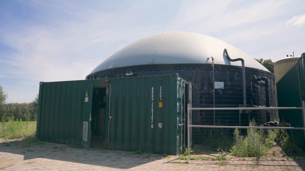 Vergister Biogashub Oxe Geeft Gas